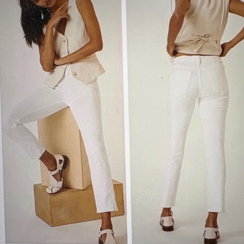 Mother Mid-Rise Dazzler Ankle Jeans 26